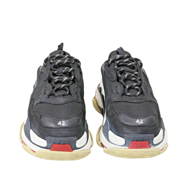 Balenciaga Triple S Lace-Up Trainers Men's Dad Sz42 9 US Used BL-S1205P-B005 - Picture 4 of 10